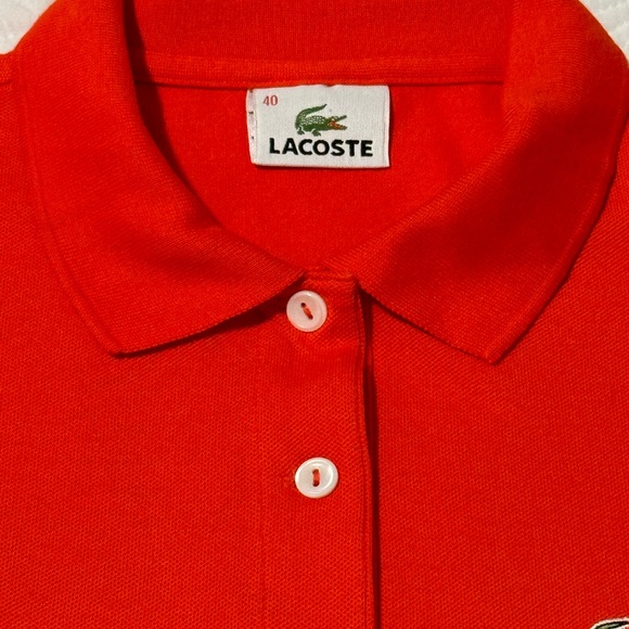 LaCoste Women's Regular Fit Soft Cotton Petit Piqué Polo - Picture 6 of 15